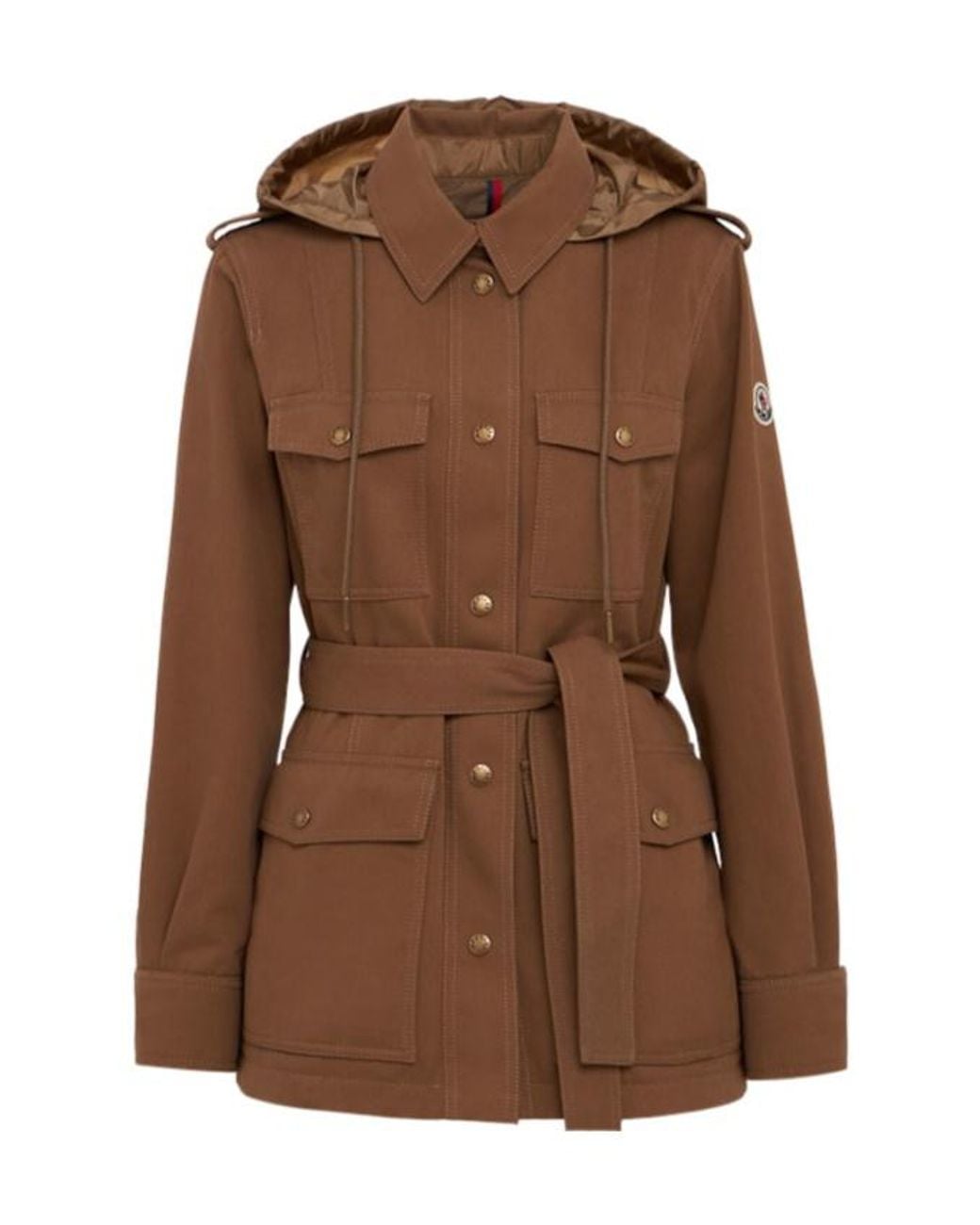 Moncler Brown Centaurea Cotton Field Jacket