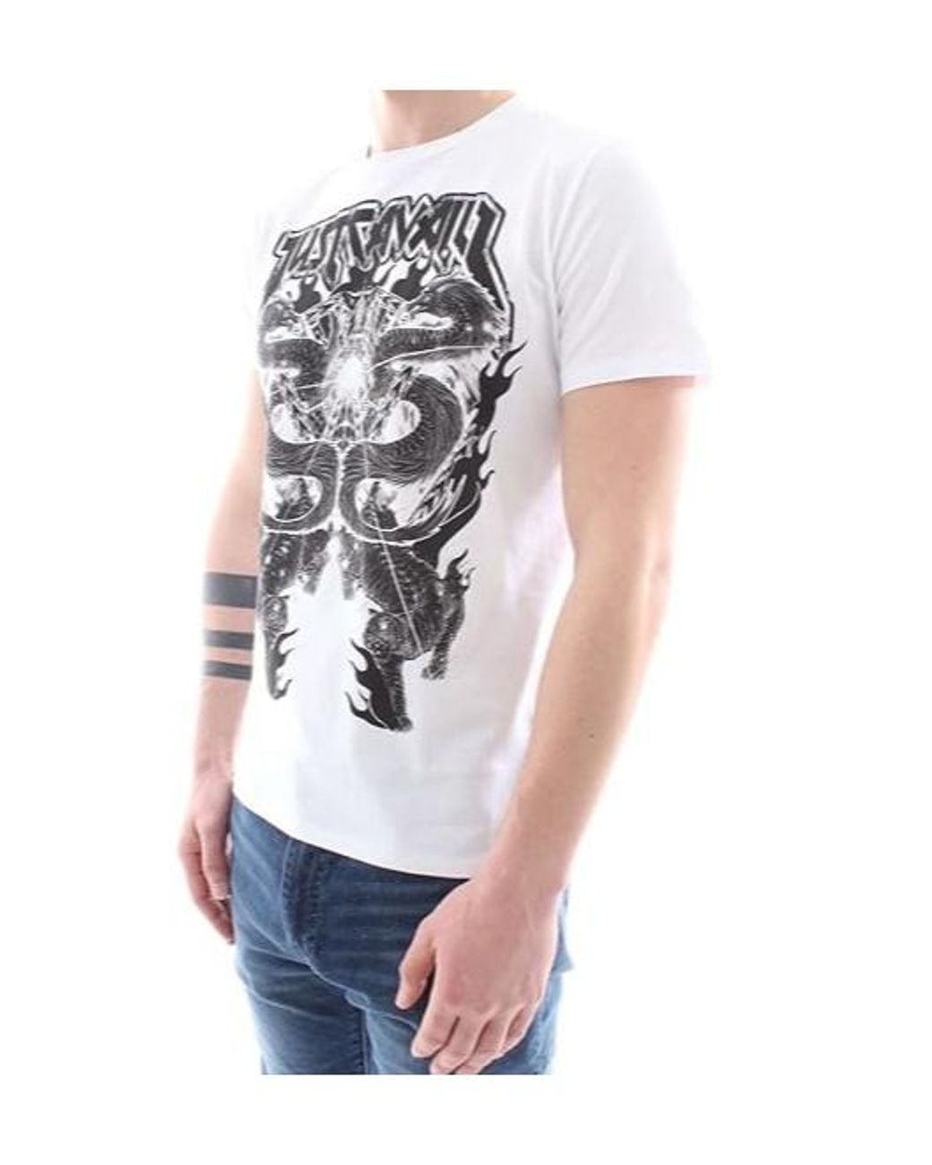 Just Cavalli White T-Shirt for men