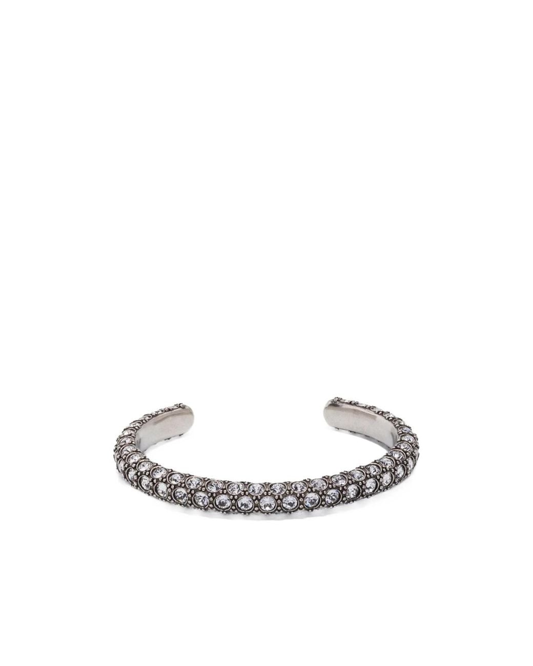 Isabel Marant White Embellished Cuff Bracelet