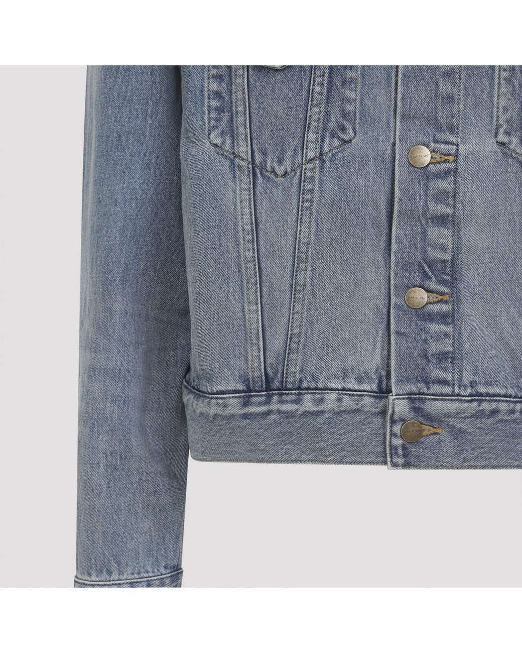 Fear Of God Blue Button-Up Denim Jacket for men