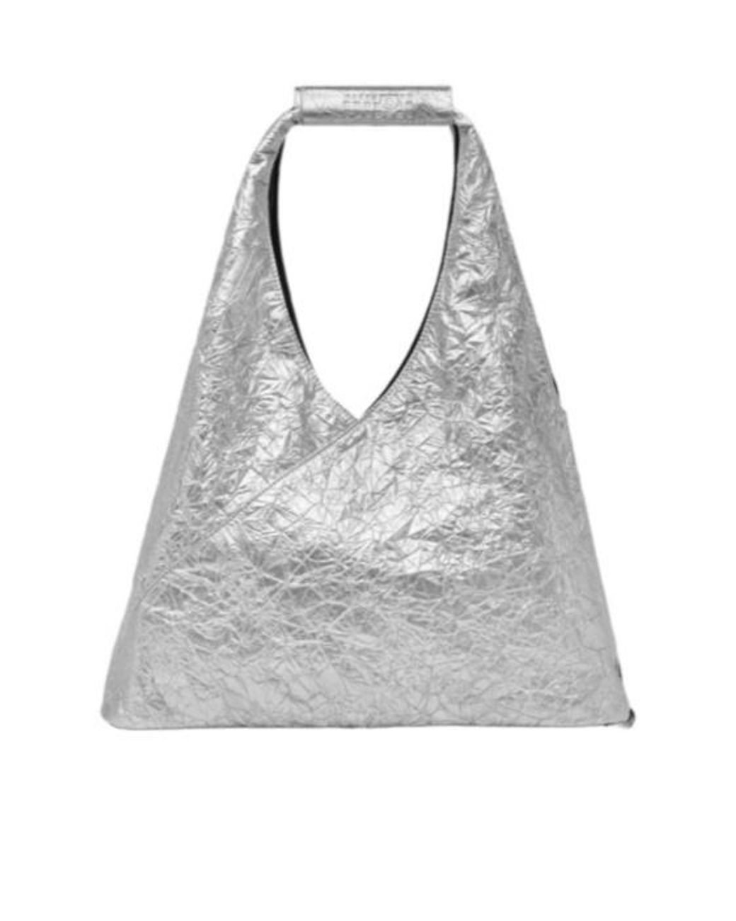MM6 by Maison Margiela Gray Zip Pouch Japanese Bag