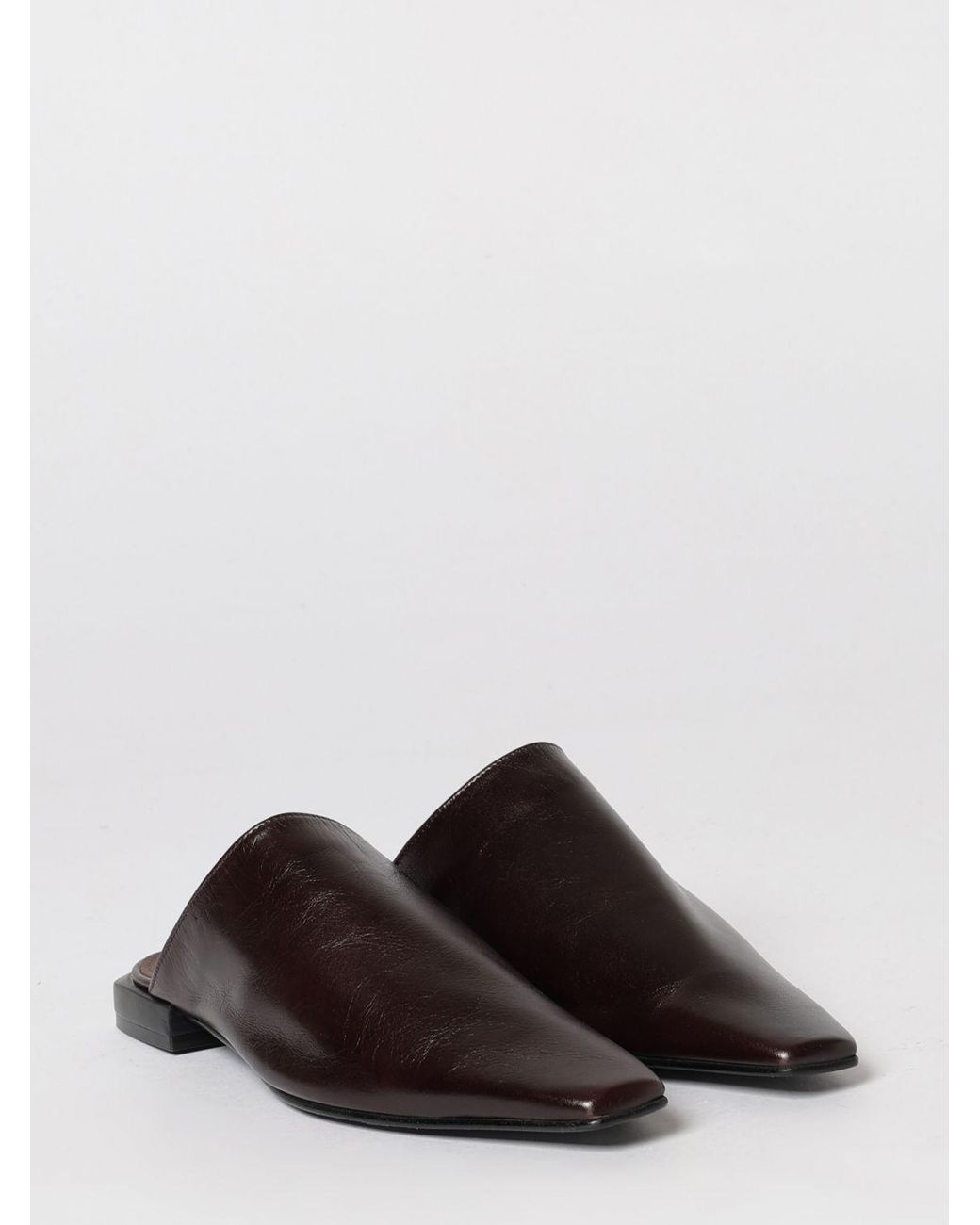 Alohas Brown Flat Mules