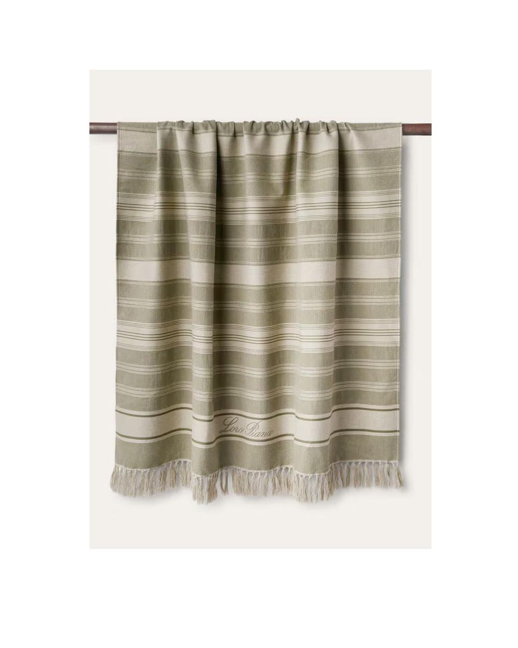 Loro Piana Natural Marina Logo Beach Towel
