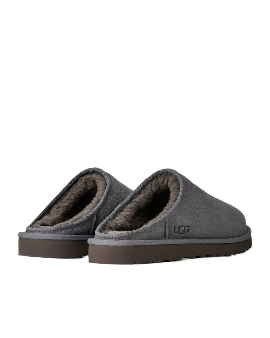 Ugg Brown Classic Slip-On Clogs for men