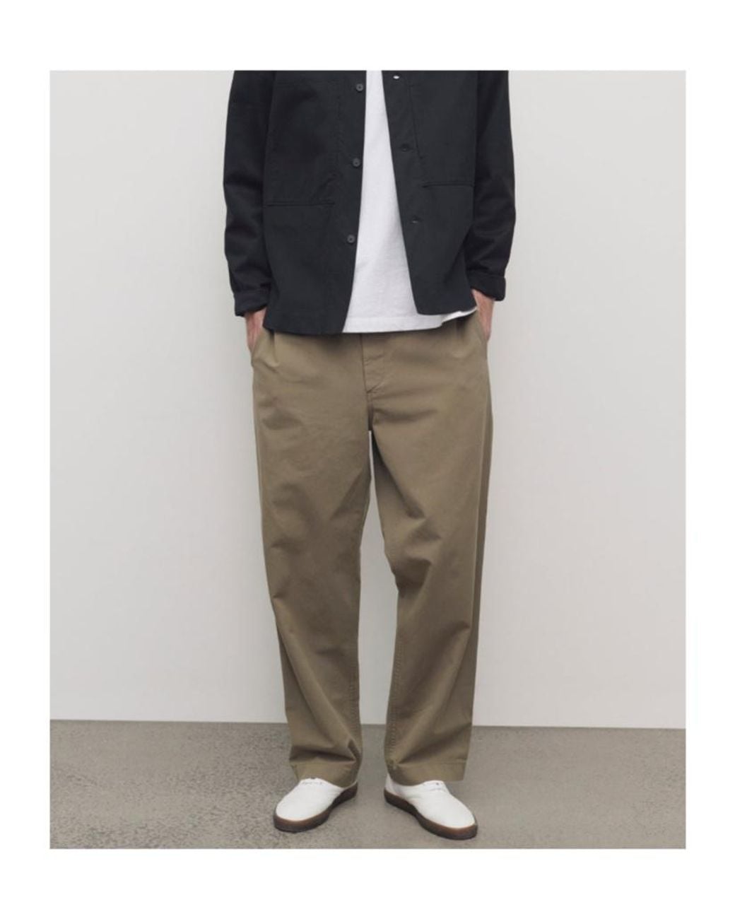 The Row Gray Time Cotton Trousers for men