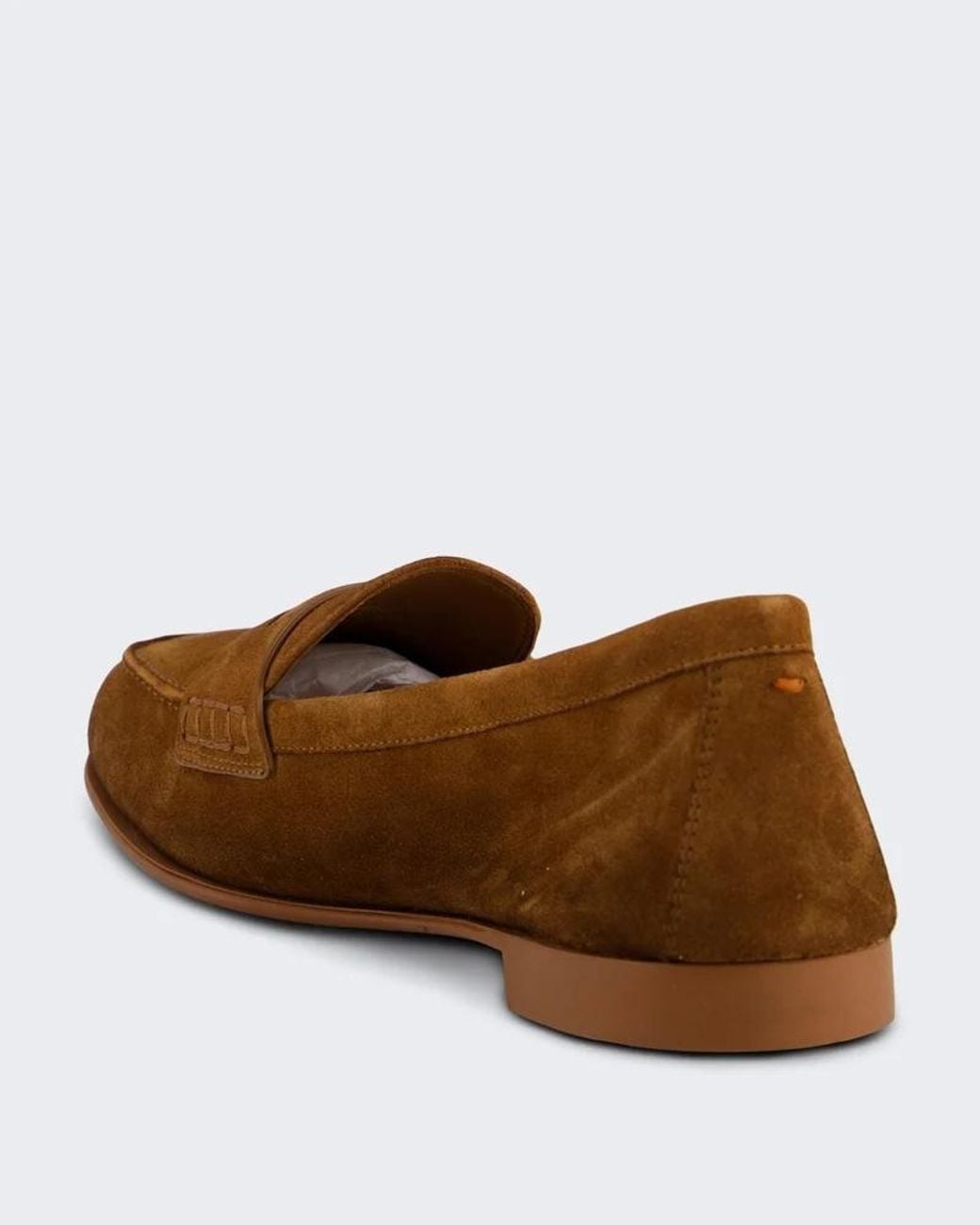 Santoni Brown Vibe Loafers
