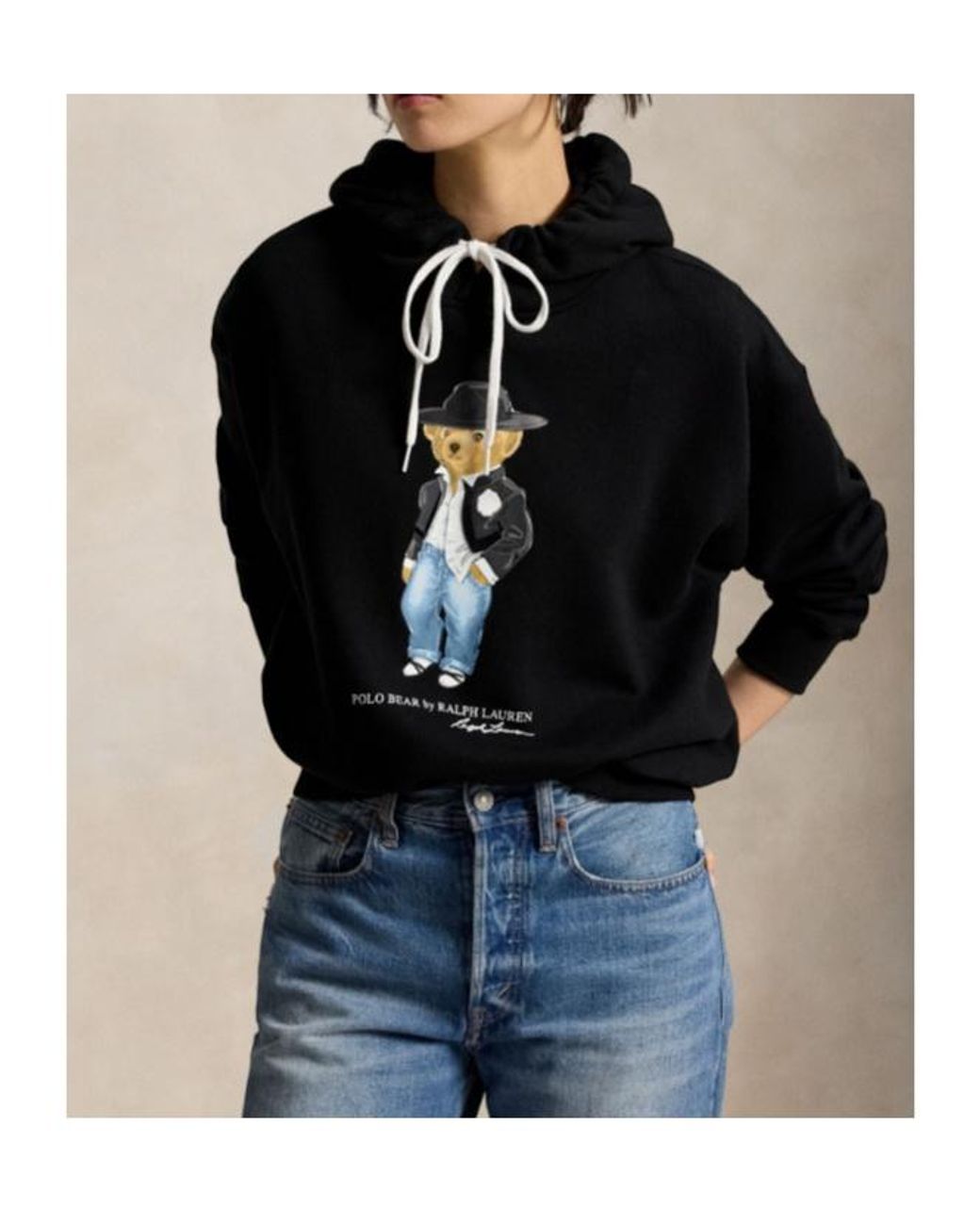 Polo Ralph Lauren Black Polo Bear Sweatshirt