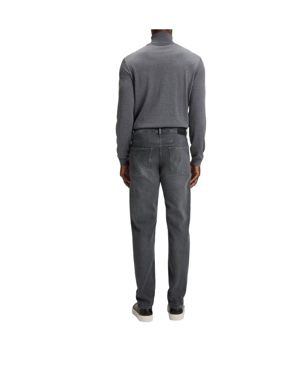 Boss Gray Slim-Fit Jeans for men