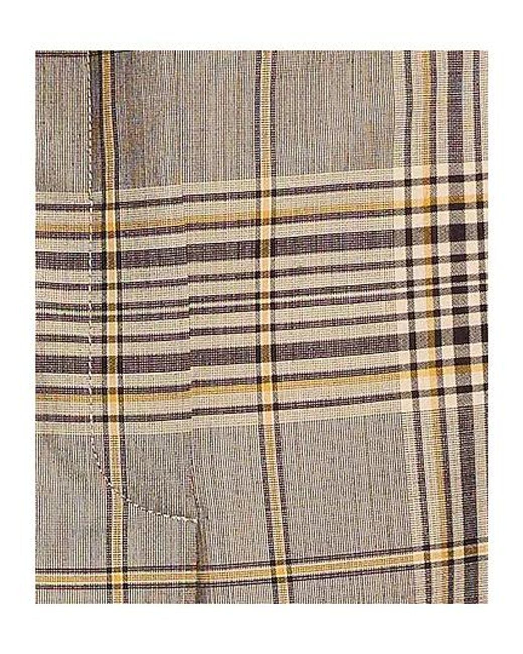 Tory Burch Natural Check Loose Fit Trousers