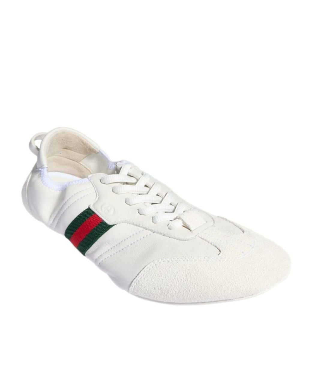 Gucci White Flex Sneakers