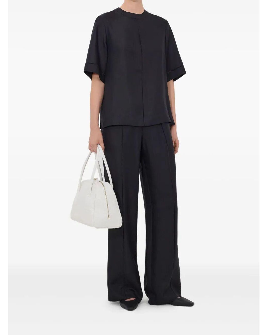 Loulou de Saison Black Havana Twill Top