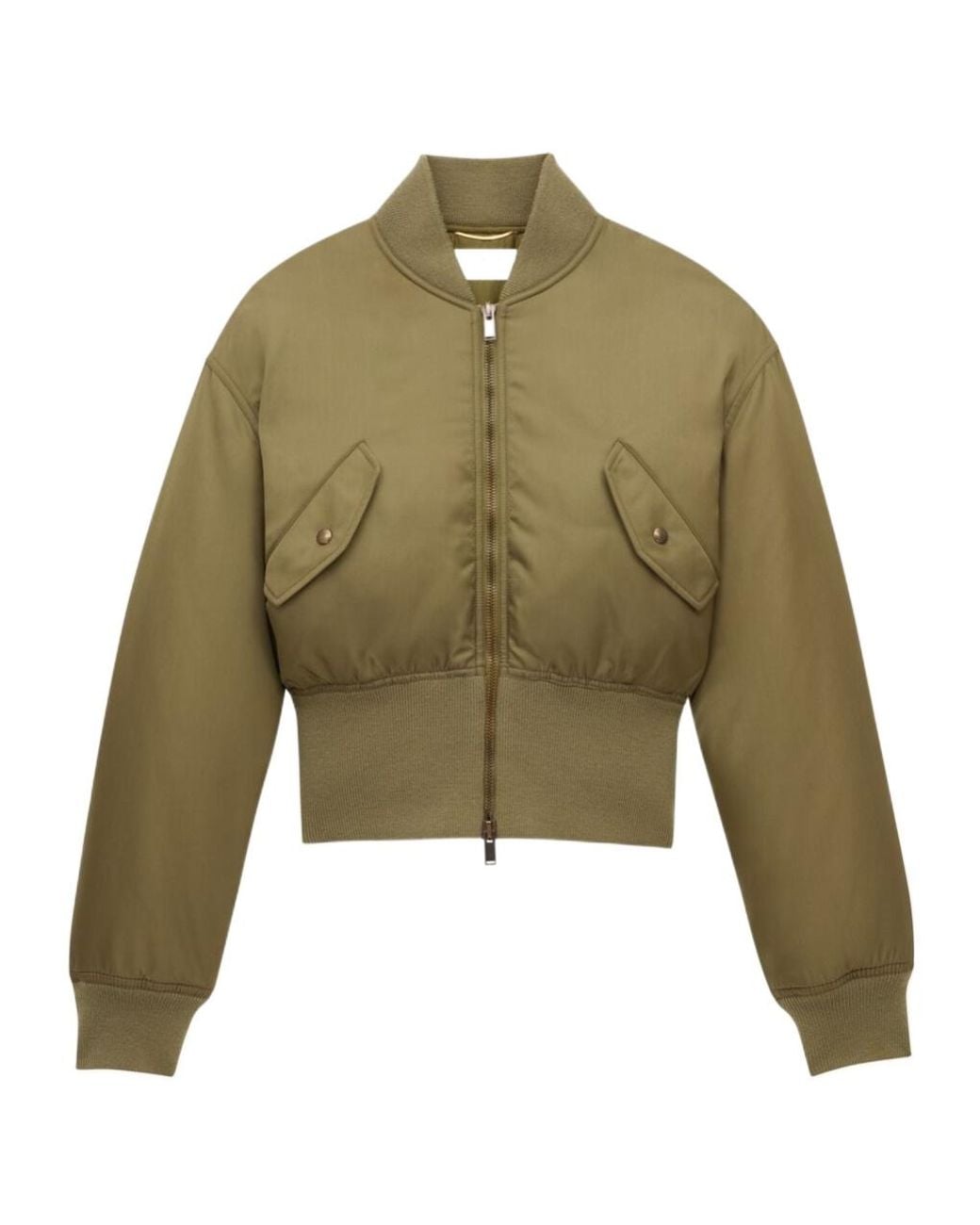 Saint Laurent Green Saint Laone Sizerent Bomber Jacket