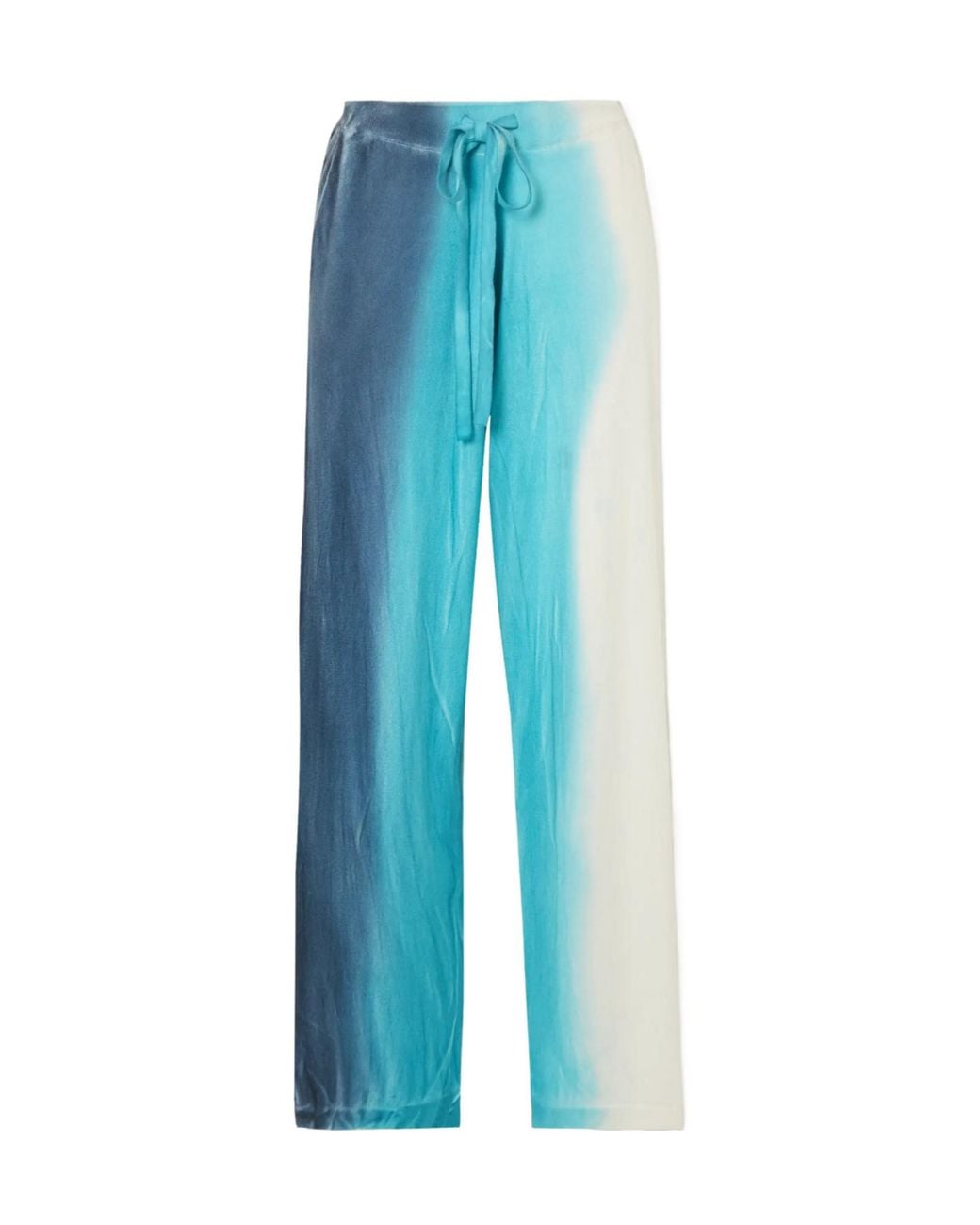 The Elder Statesman Blue Gradient Straight-Leg Casual Pants