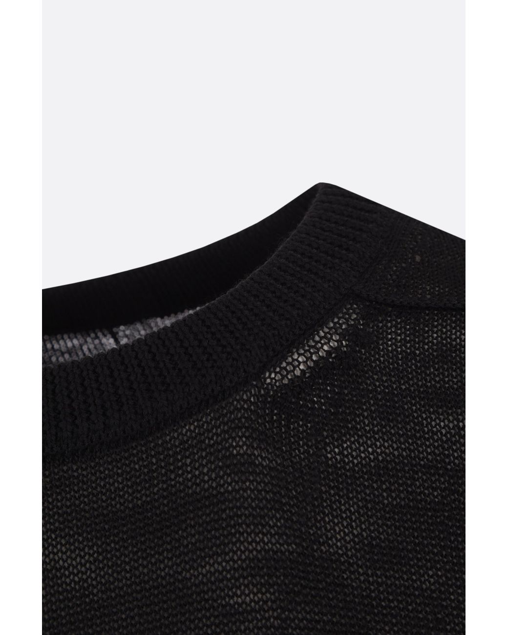 Rick Owens Black Spartan Biker Knitted Jumper