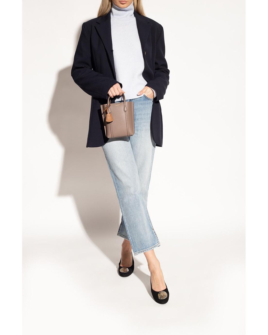 Tory Burch Black Claire Ballet Flat Shoes