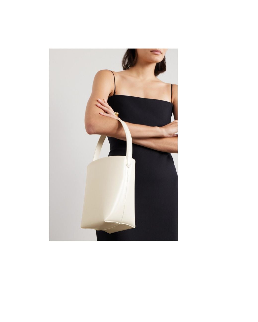 The Row White N/S Park Small Tote Bag