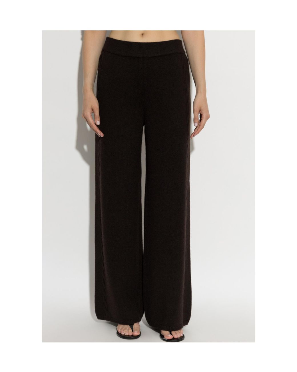 Lisa Yang Black Olanda Wide-Leg Pants