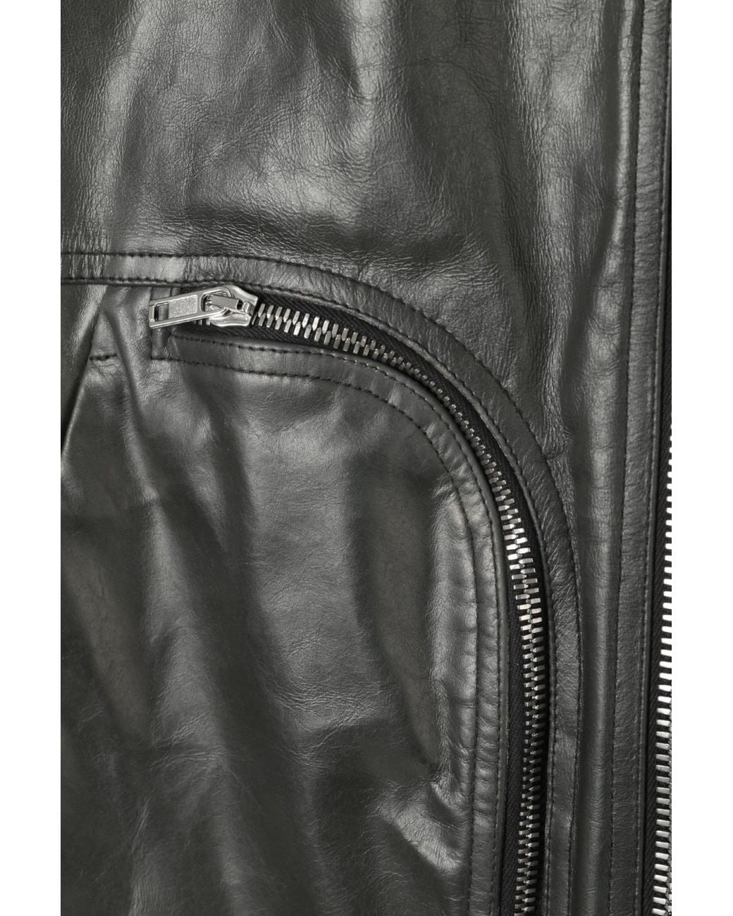 Rick Owens Black Zipped Jacket for men