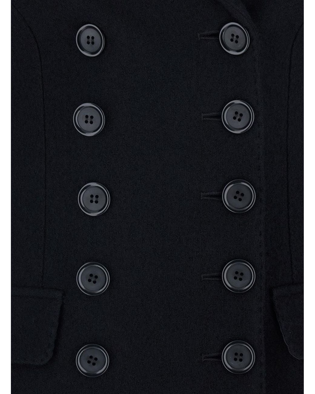 Dolce & Gabbana Black Double-Breasted Jacket