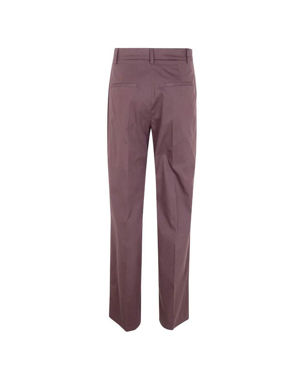 Blugirl Blumarine Purple Straight-Leg Tailored Pants