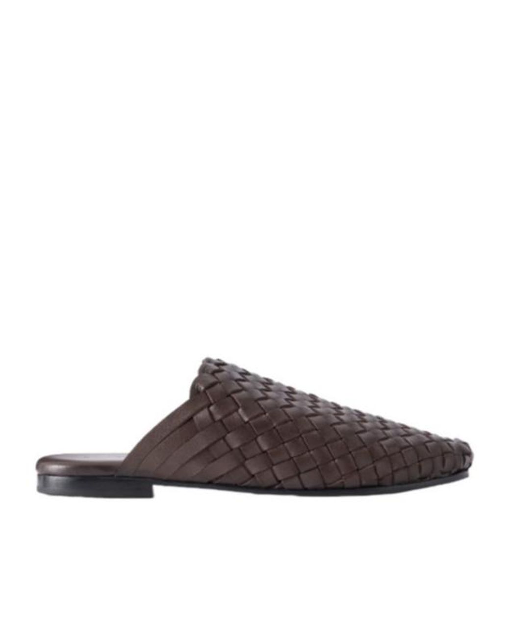 St. Agni Brown Bunto Woven Mules