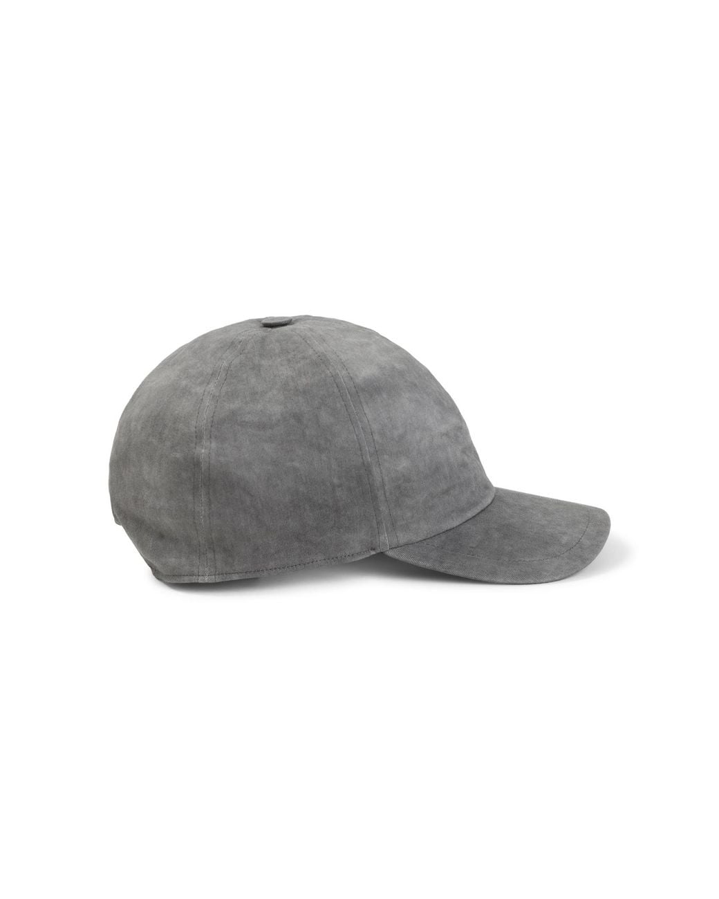 Rick Owens Gray Six-Panel Baseball Cap for men