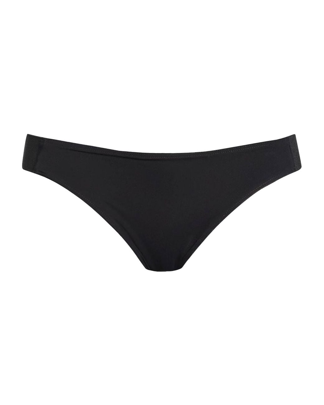 Rick Owens Black Stylish Solid Color Stretch Bikini Bottoms