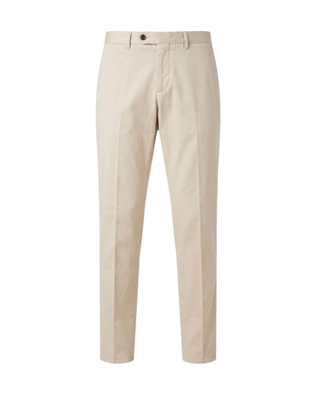 Pt Pantaloni Natural Pt Torino Pressed Creases Tailored Trousers for men