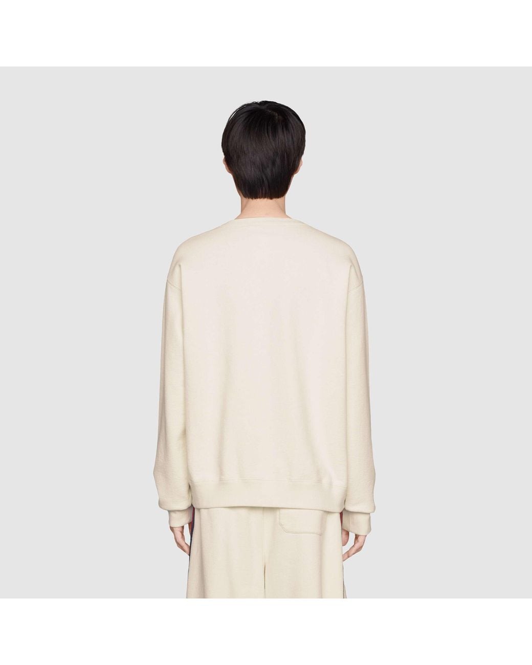 Gucci White X The North Face Logo Sweatshirt for men