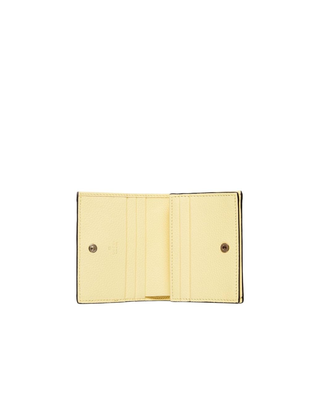 Gucci Natural Bi-Color Gg Marmont Small Wallet