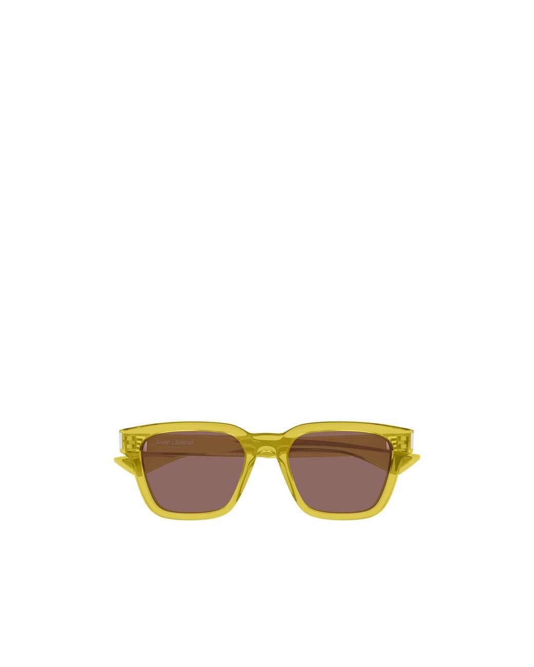 Saint Laurent Yellow Full-Frame Sunglasses for men
