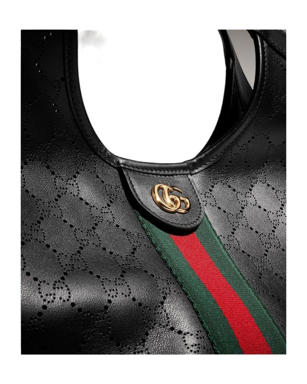 Gucci Black Giglio Small Tote Bag