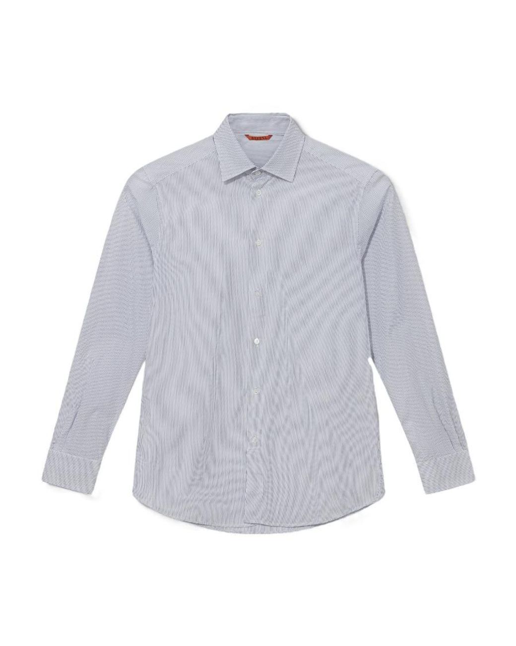 Barena Gray Long-Sleeved Button Shirt for men