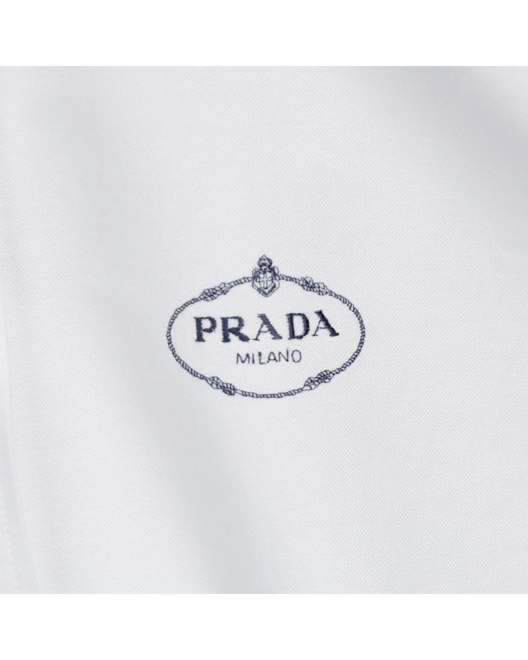Prada White Oxford Shirt