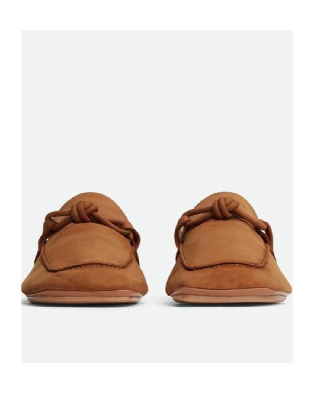 Bottega Veneta Brown Daddy Knot Detailed Loafers for men