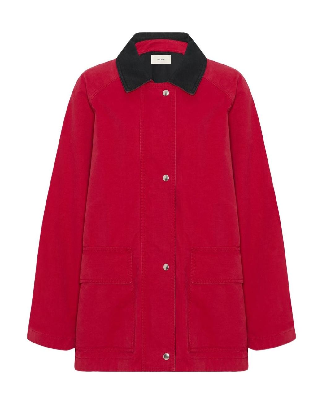 The Row Elodianna Jacket In Cotton in Red | Lyst