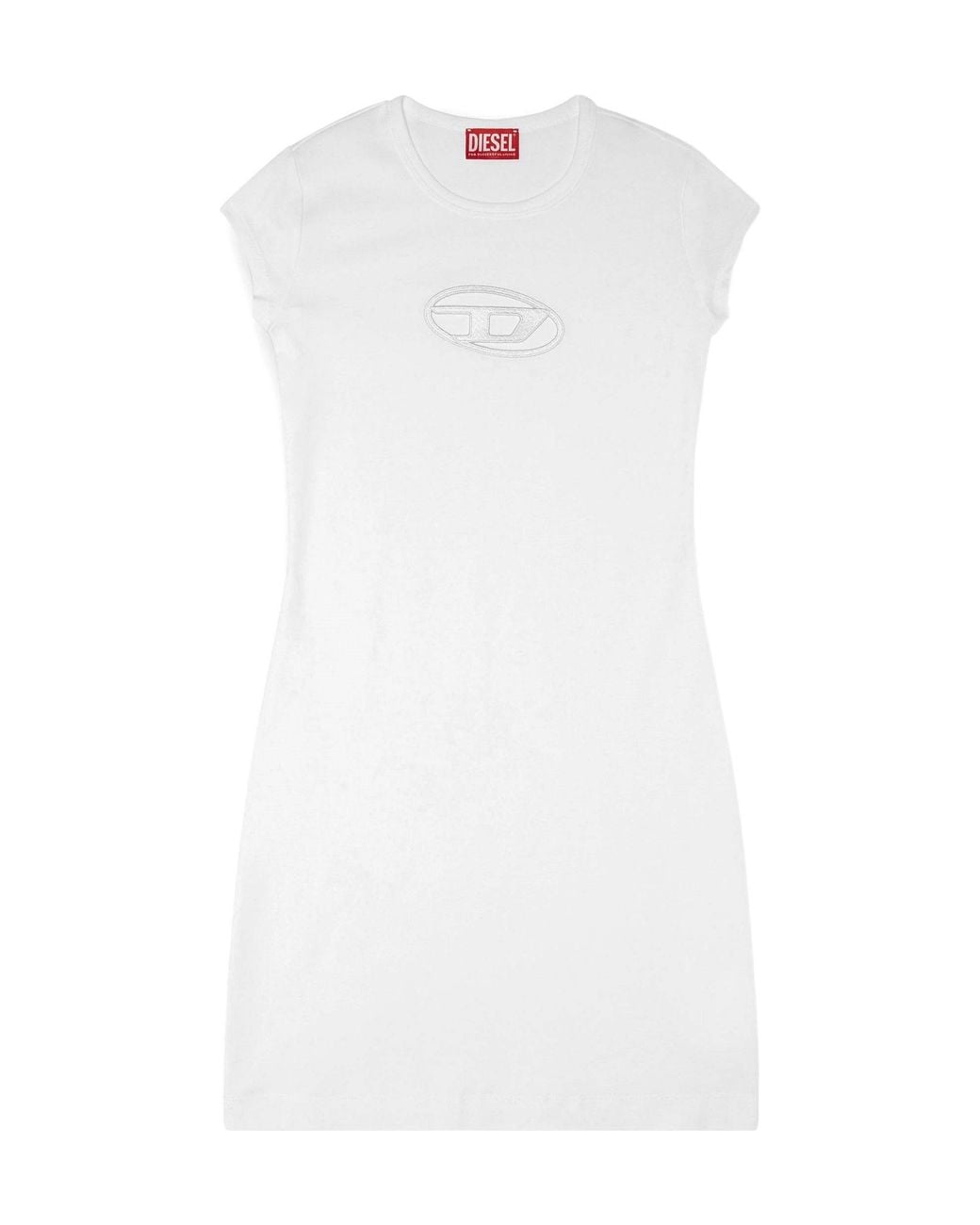 DIESEL White Simple Slimfit Dress