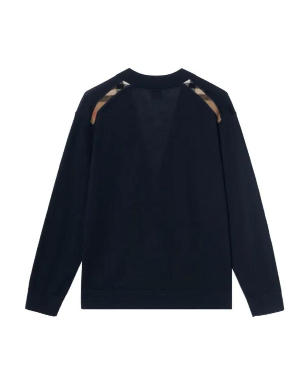 Burberry Blue Wool Cardigan
