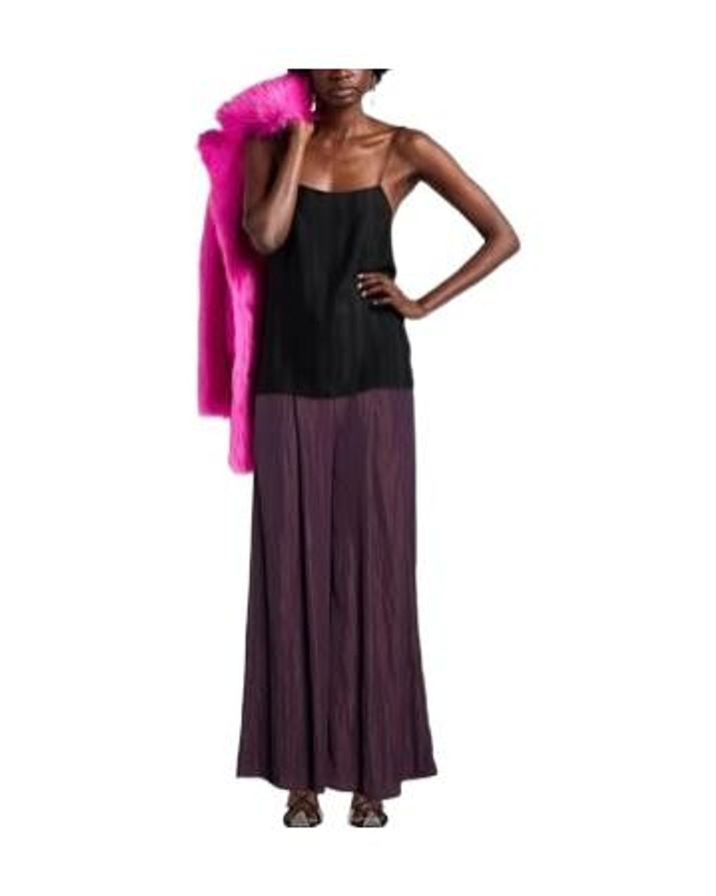 MAX&Co. Purple Maxi Long Skirt