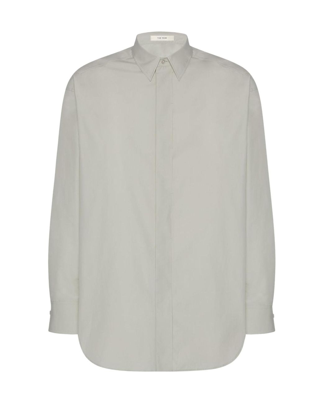The Row Gray Long-Sleeved Shirt for men