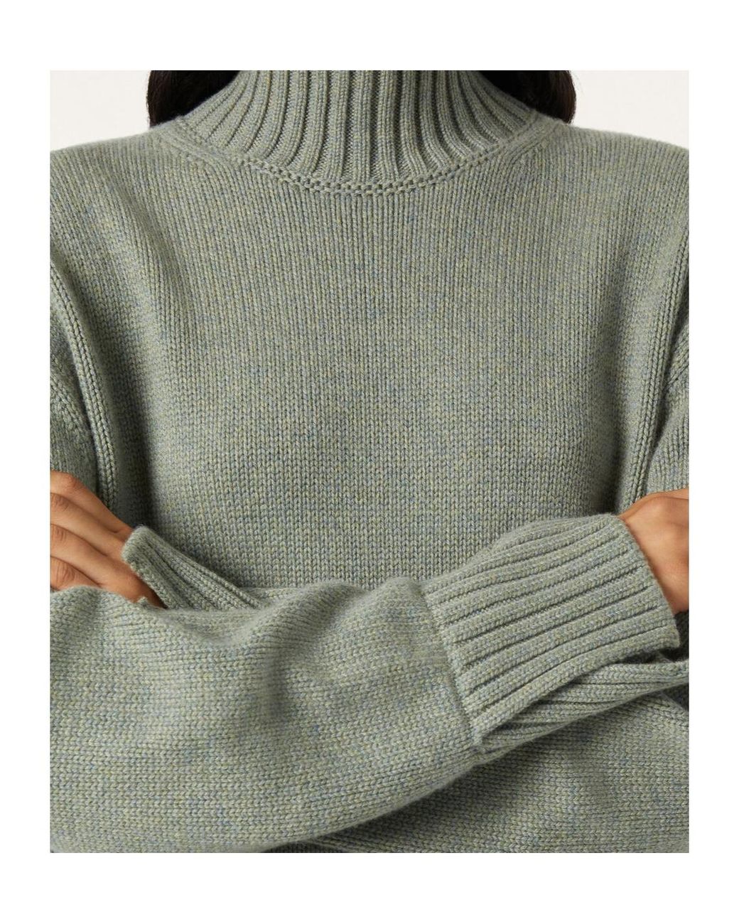 Loro Piana Green Parksville Turtleneck