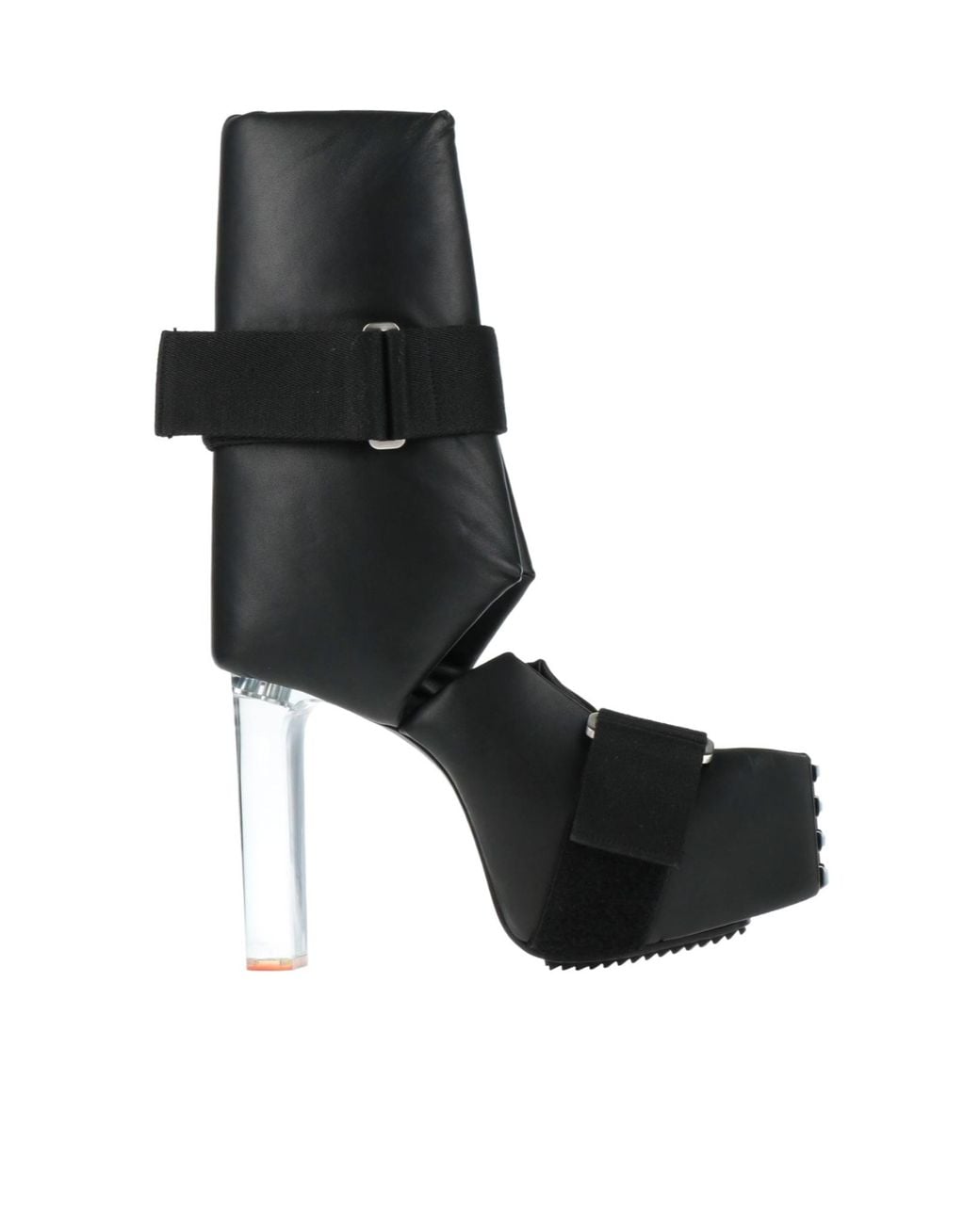 Rick Owens Black Minimalist Stylish Tall Boots