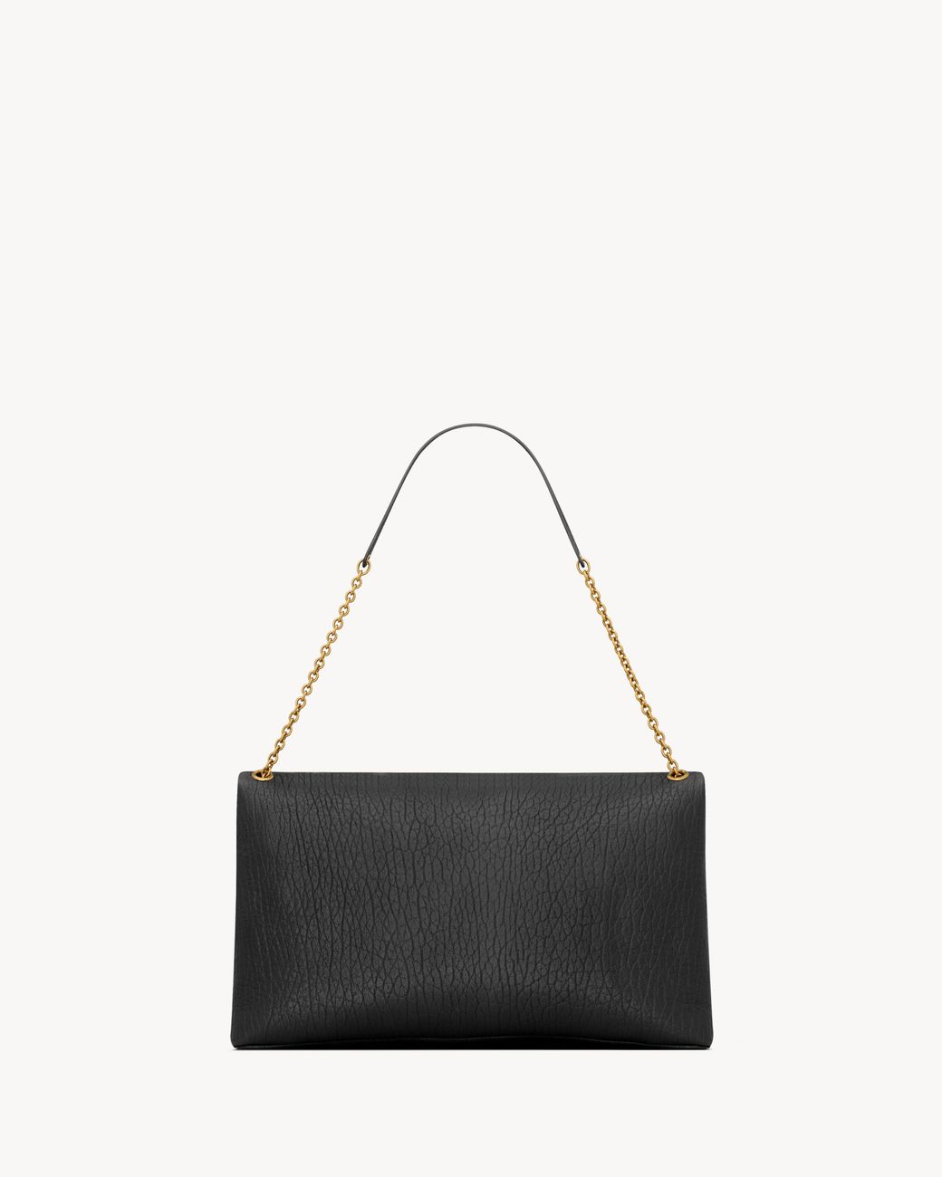 Saint Laurent Black Cassandre Xxl Envelope Pouch