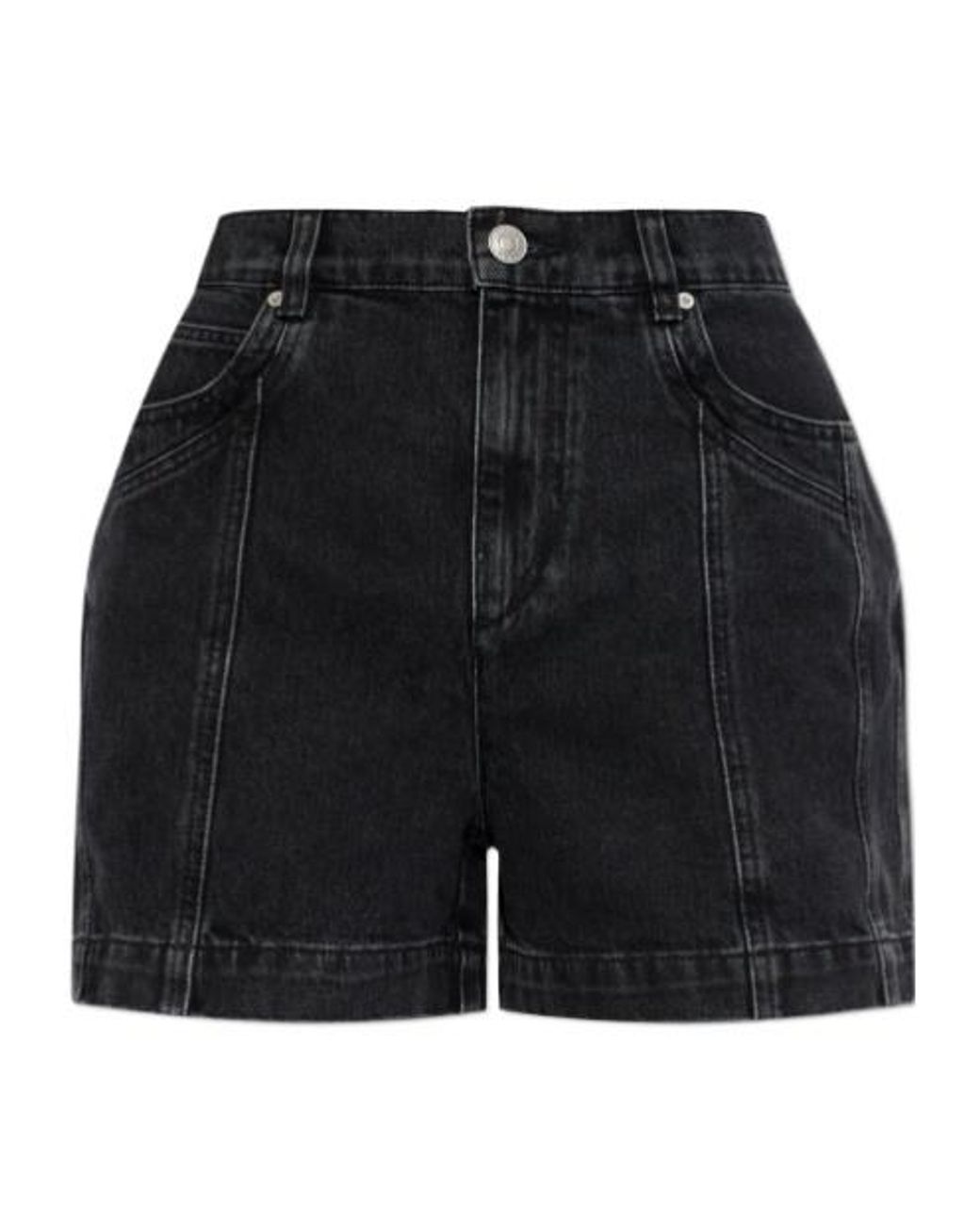 Isabel Marant Black Isabel Marant Étoile Joely Denim Shorts