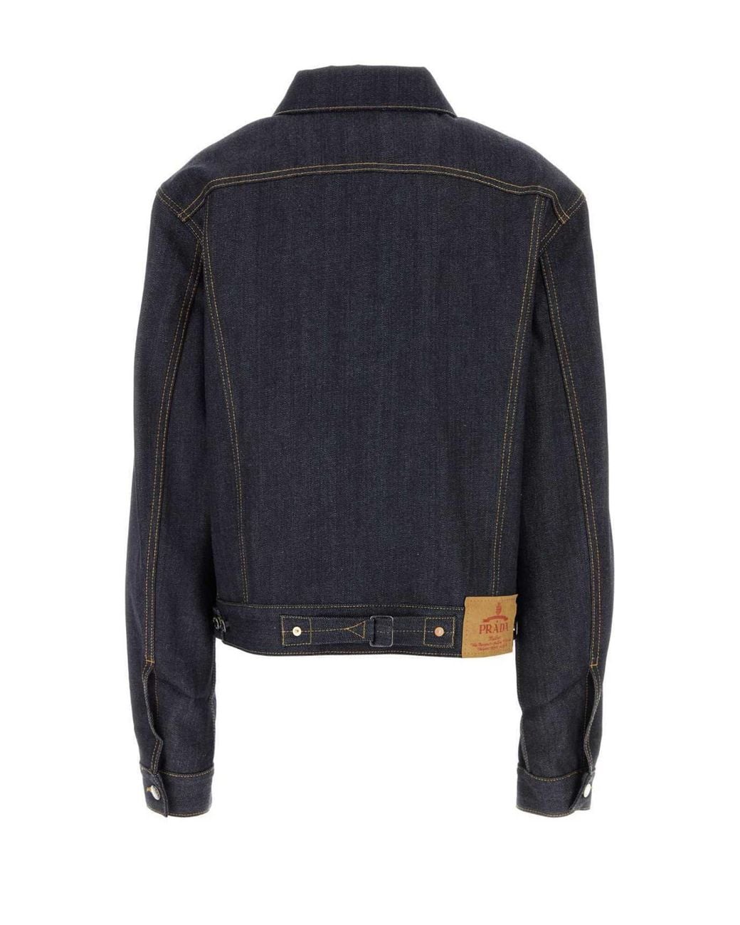 Prada Blue Button-Up Denim Jacket