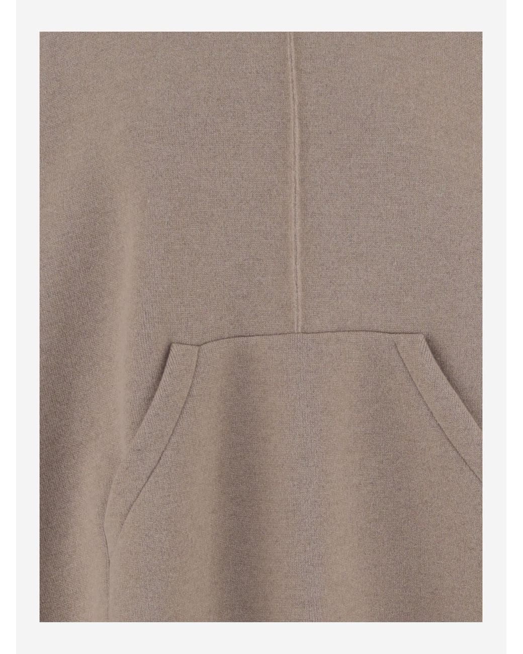 Bottega Veneta Brown Hooded Cape