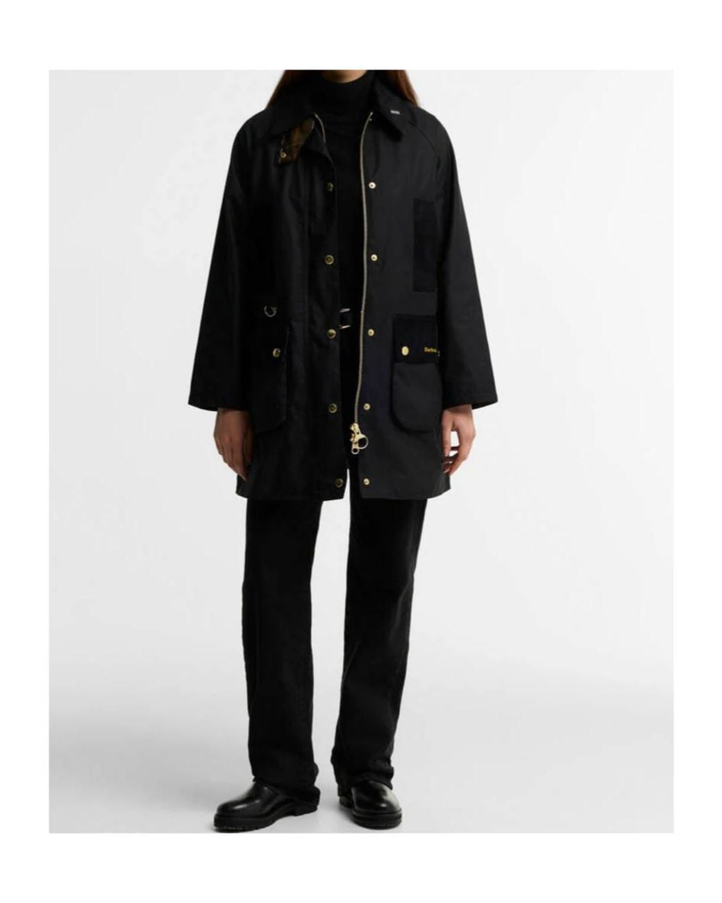 Barbour Black Icons Modern Beaufort Waxed Jacket