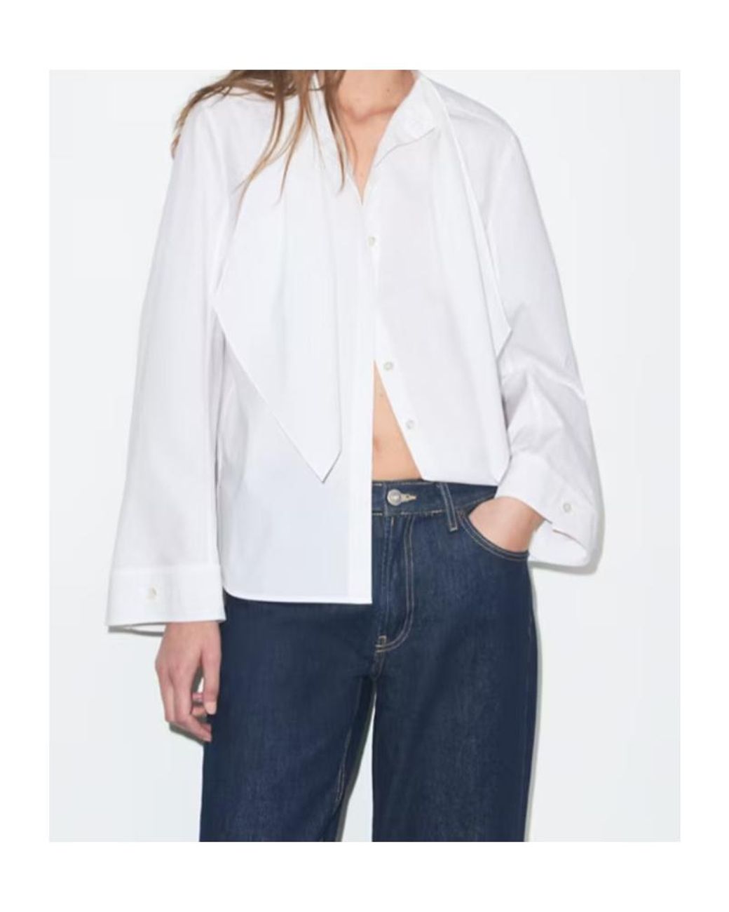 Tory Burch White Bow Detail Tunic Top