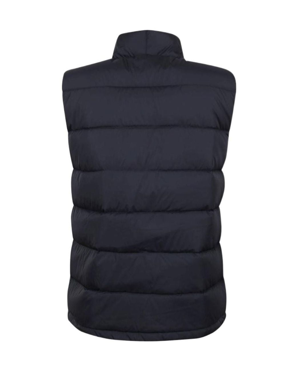 Aspesi Blue Stand-Up Collared Padded Gilet for men