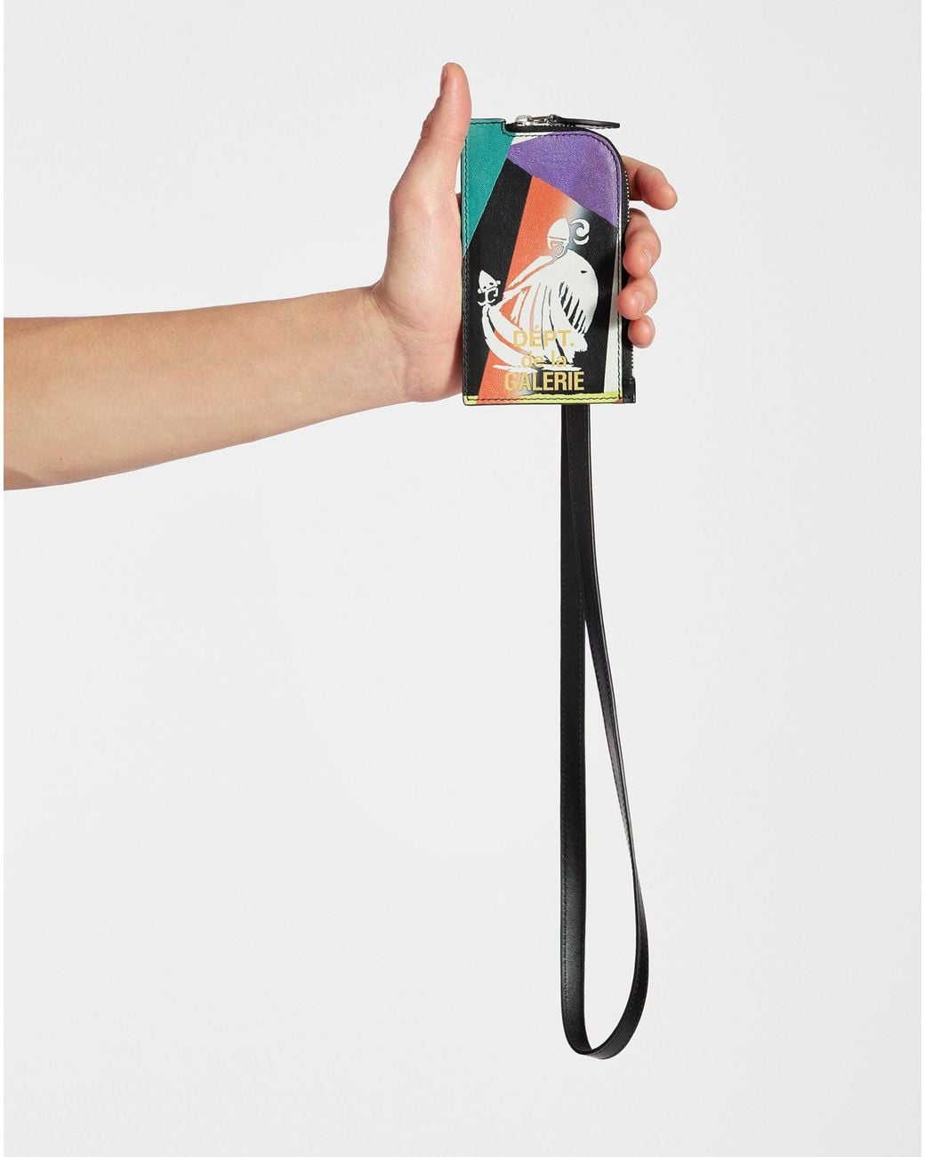 Lanvin White X Gallery Dept. Card Holder Lanyard for men